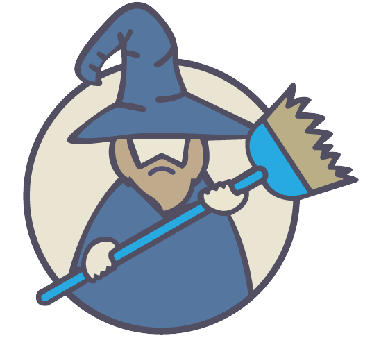 Island CLEANING WIZARD Logo