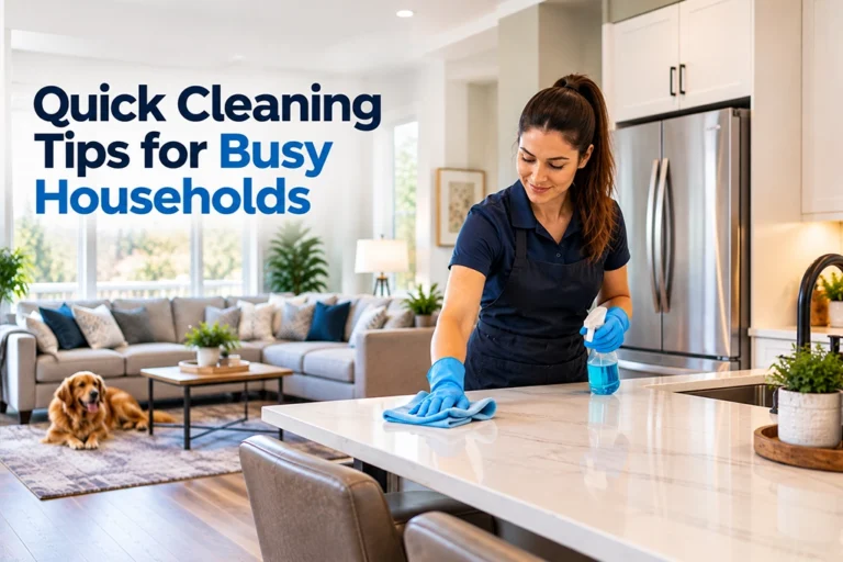 Quick Cleaning Tips for Busy Households